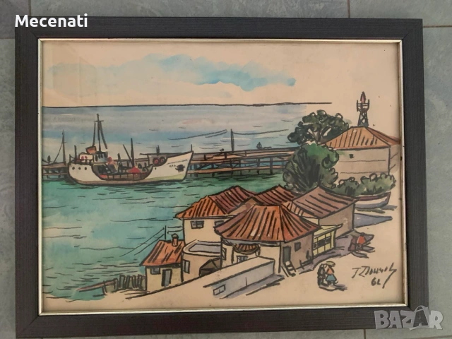 ГЕОРГИ ДОНЧЕВ - масло, пейзаж, снимка 2 - Картини - 53113306