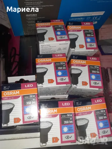 LED луничка 220V GU10 4.5W 36° Osram Value, снимка 2 - Лампи за таван - 47212490