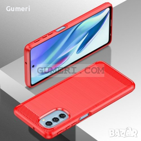 Motorola Moto G51 5G Противоударен Силиконов Гръб - Карбон , снимка 13 - Калъфи, кейсове - 36235064