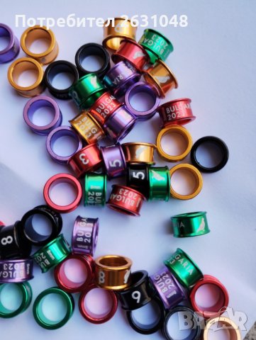 пръстени за птици и гълъби 8 м, снимка 4 - За птици - 40896856