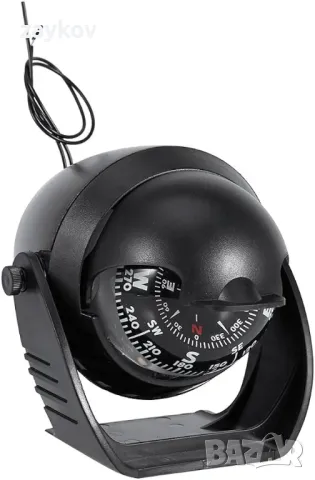 FILFEEL Осветени LED светлини Въртяща се цифрова навигация Електронна морска лодка компас, снимка 4 - Друга електроника - 47960829