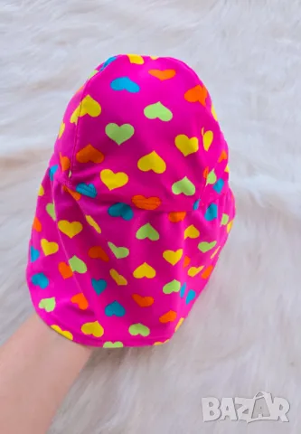 Плажна шапка със UV защита  1-3 години, снимка 7 - Шапки, шалове и ръкавици - 50276357