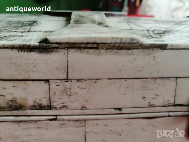 Уникат! Голяма Кутия ,Сандък ,Ракла от  КАМИЛСКА Кост, снимка 10 - Антикварни и старинни предмети - 40675644