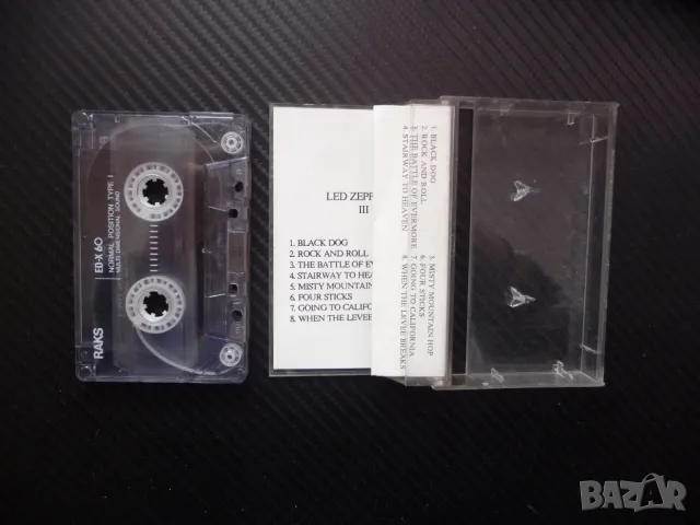 Led Zeppelin III Лед Цепелин Rock and Roll Black dog рок музика, снимка 2 - Аудио касети - 48331254