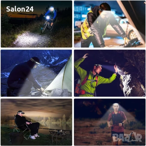 LED фенер светлина за глава тип челник L1E, снимка 2 - Лед осветление - 52220669