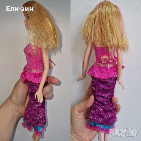 оригинална филмова кукла барби на мател пола с трик Barbie in a fairy secret, снимка 3 - Кукли - 42139900
