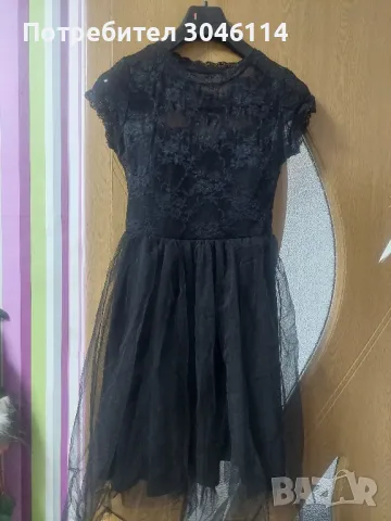 дамска рокля с тюл, снимка 4 - Рокли - 49291095