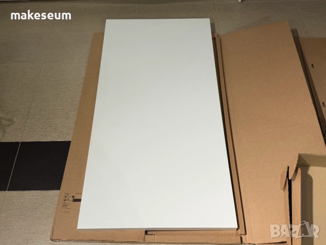 IKEA LINNMON 120x60cm плот за бюро, снимка 4 - Бюра - 53594902