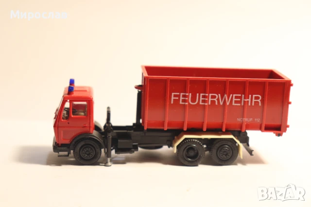 HERPA H0 1/87 MERCEDES КАМИОН МОДЕЛ САМОСВАЛ ПОЖАРНА 