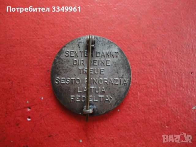 Страхотен сребърен знак значка с емайл 2 , снимка 4 - Колекции - 51367502