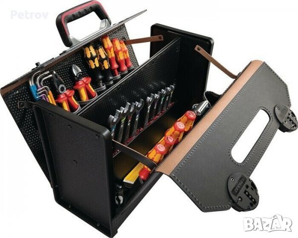 PARAT Made in Germany - ПРОФЕСИОНАЛНА Чанта/ Куфар за Инструменти от дебела естественна телешка кожа, снимка 13 - Клещи - 38698023