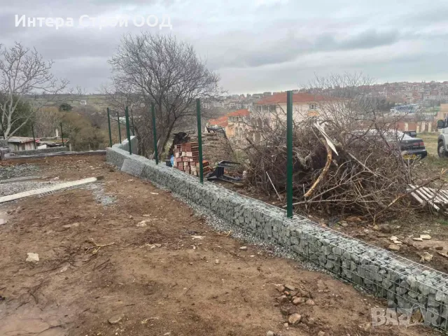 Бургас - Оградни мрежи, ламелни огради, пана, габиони и колове – монтаж и доставка, снимка 14 - Огради и мрежи - 49555020