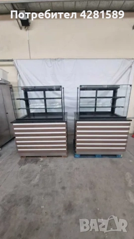 Немска луксозна сладкарска хладилна витрина за торти и сладкарски изделия, снимка 7 - Други машини и части - 53654355