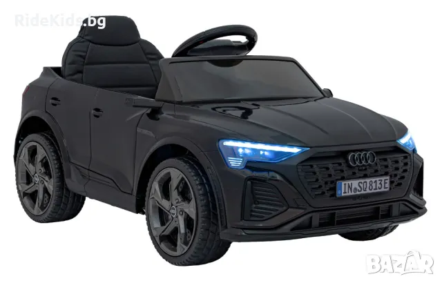 Audi SQ8 12V – Детски акумулаторен джип, Черен, EVA гуми, снимка 2 - Детски велосипеди, триколки и коли - 50418596