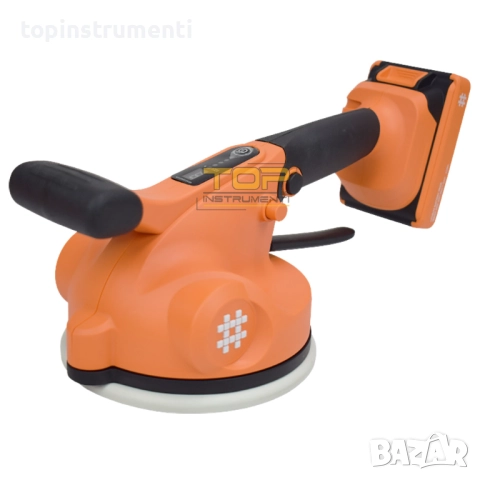 Виброчук акумулаторен за голямоформатни плочки, SHIJING 9392, 2x2Ah, 166 мм, до 120 кг, в куфар, снимка 2 - Други инструменти - 52563258