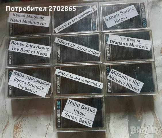 Аудио касети MAXELL/ Gold/ 90 мин.- със Сръбски хитове, снимка 10 - Аудио касети - 53019418