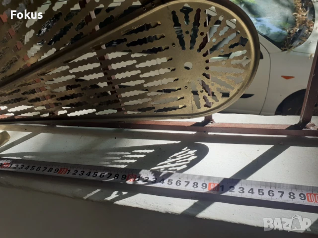 Невероятна барокова менсингова решетка за камина, снимка 6 - Антикварни и старинни предмети - 50941593