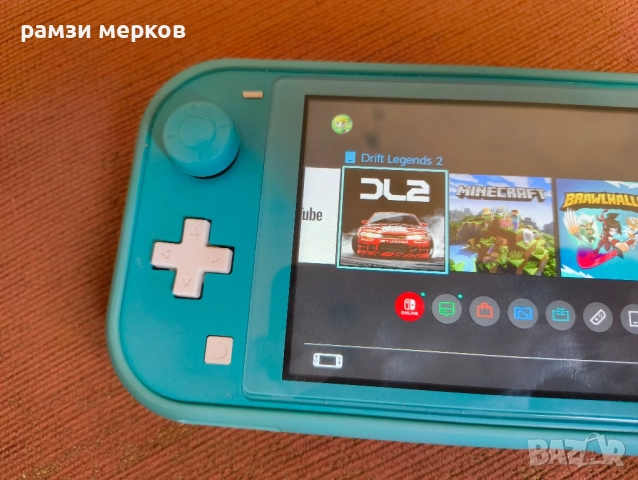 Nintendo switch lite + аксесоари и игра, снимка 6 - Nintendo конзоли - 52426026