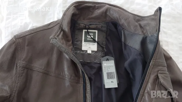 Ново кожено яке G-Star Raw, снимка 6 - Якета - 48039325