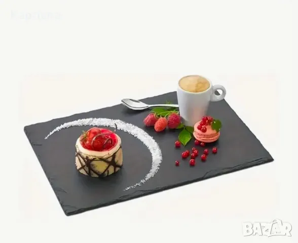 Каменна плоча/плато за сервиране, снимка 7 - Аксесоари за кухня - 48774178
