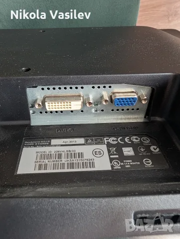 Монитор Philips, 21.5-инчов, LCD, FULL HD, снимка 4 - Монитори - 55936433