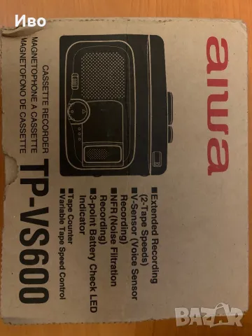 Walkman Casette Player recorder AIWA TP-VS600