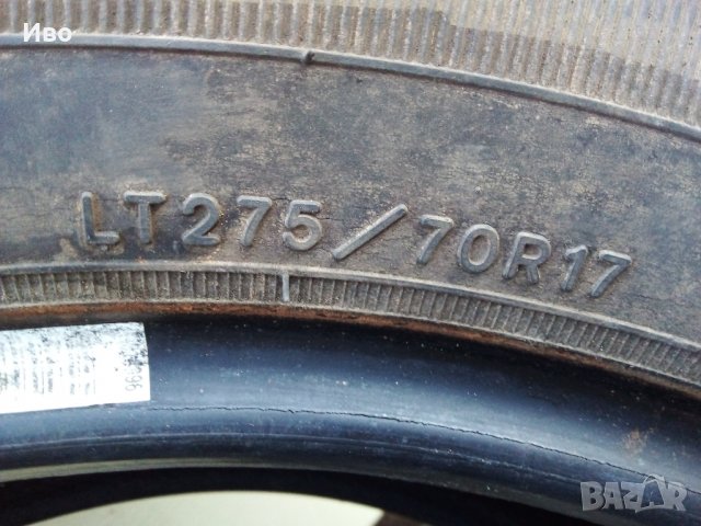 Гума за Джипове,LT275/70R17цола,1брой , снимка 2 - Гуми и джанти - 35697406