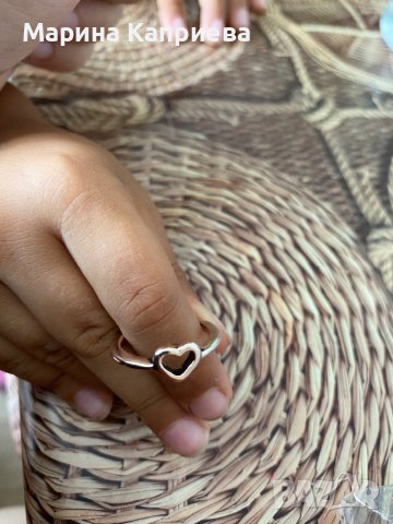 Нови пръстенчета със сърце (с дефект)