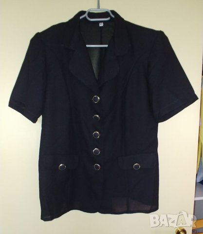Лятно черно сако, размер 48