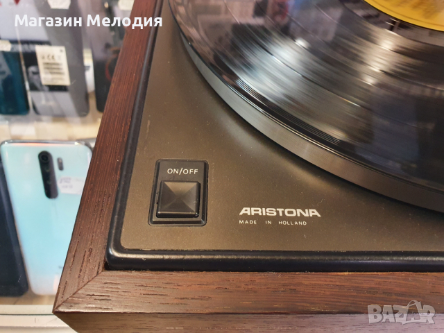 💽📻📀🎶 Грамофон Aristona Electronic 1222 В отлично техническо и визуално състояние., снимка 6 - Грамофони - 44774872