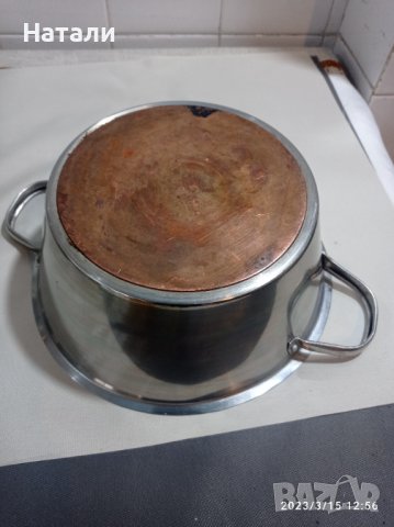 съд немски никелиран месинг 786, снимка 3 - Съдове за готвене - 40058050