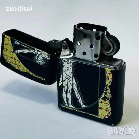 Запалка ZIPPO Leonardo da Vinci, снимка 2 - Запалки - 49068103