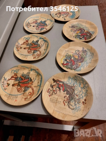 7 декоративни чинийки от Тайван