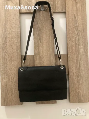Дамска чанта Reserved, черна, снимка 1