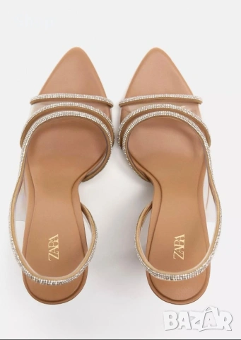 Сандали на ток на Zara , снимка 4 - Сандали - 53840248