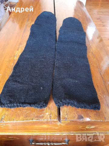 Стари вълнени чорапи #2, снимка 3 - Антикварни и старинни предмети - 44603483