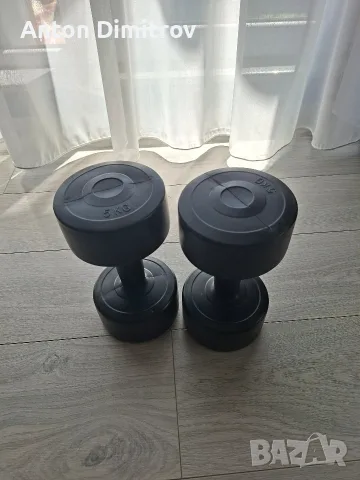 Гири 5кг 5kg 2броя, снимка 2 - Фитнес уреди - 56002324