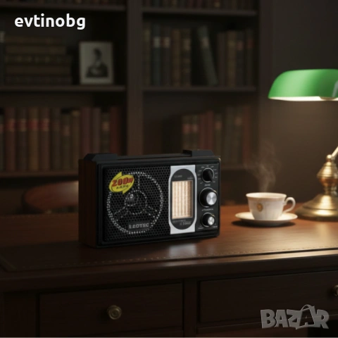 Преносимо радио Leotec LT-2008 — класически дизайн и AC/DC захранване, снимка 4 - Радиокасетофони, транзистори - 53787936