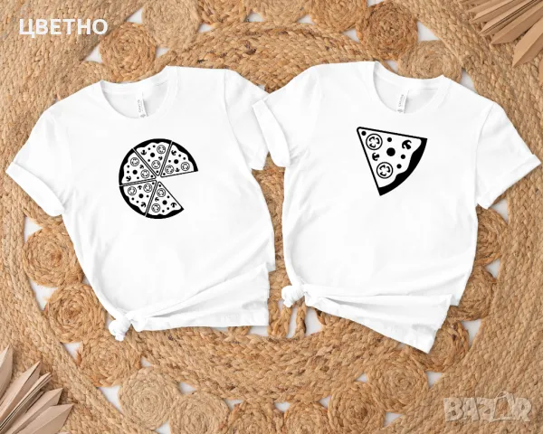 Комплект два броя тениски за влюбени двойки, снимка 6 - Романтични подаръци - 48469331