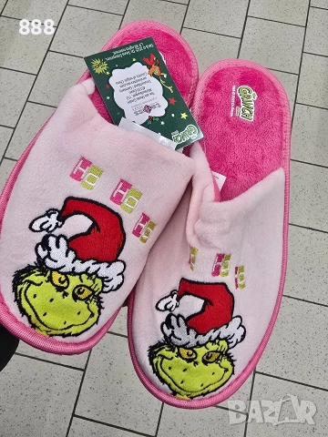 дамски мъжки и детски пантофи GRINCH, снимка 3 - Детски пантофи - 52719644