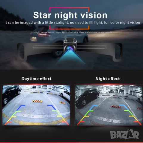 Камера за мултимедия, задно виждане, навигация, HD, камера за кола, автомобил, заден ход, паркиране, снимка 3 - Аксесоари и консумативи - 49944282