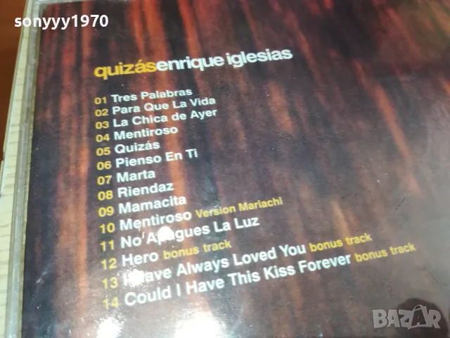 ENRIQUE IGLESIAS CD 1105251830, снимка 8 - CD дискове - 50244083