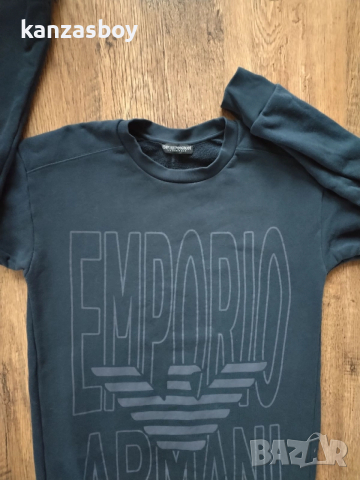 EMPORIO ARMANI Sweatshirt dress - страхотна дамска рокля р-р XS, снимка 3 - Рокли - 52928185