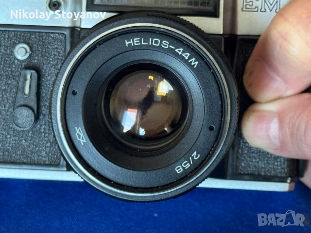 Фотоапарат ZENIT EM - Helios-44M, снимка 9 - Фотоапарати - 52927902