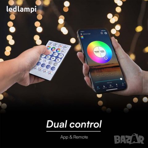 LED SMART Дигитална Лента Комплект RGB 24V, снимка 2 - Лед осветление - 42638359