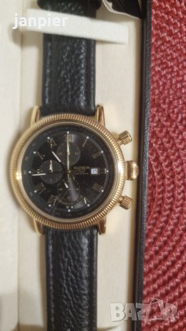 Мъжки масивен часовник Madison  Chronograph. Чисто нов!!!, снимка 8 - Луксозни - 41968554
