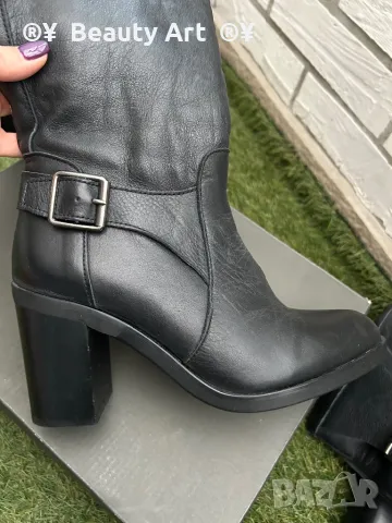 Зимни ботуши естествена кожа , 37 , снимка 11 - Дамски ботуши - 47835294