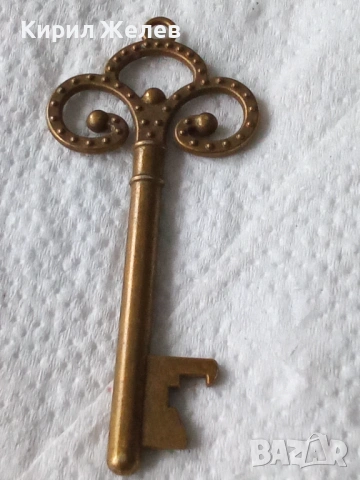 Стар рядък ключ за врата 51793, снимка 3 - Антикварни и старинни предмети - 53217483