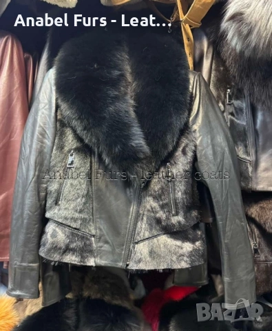 Нова колекция кожени якенца ✨❤️  Естествена кожа и естествен косъм ✅ Налични размери от S до 5XL ❗️, снимка 13 - Якета - 53036686