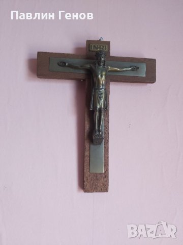 Стар кръст , Исус Христос 25х20см, снимка 13 - Други ценни предмети - 41394506